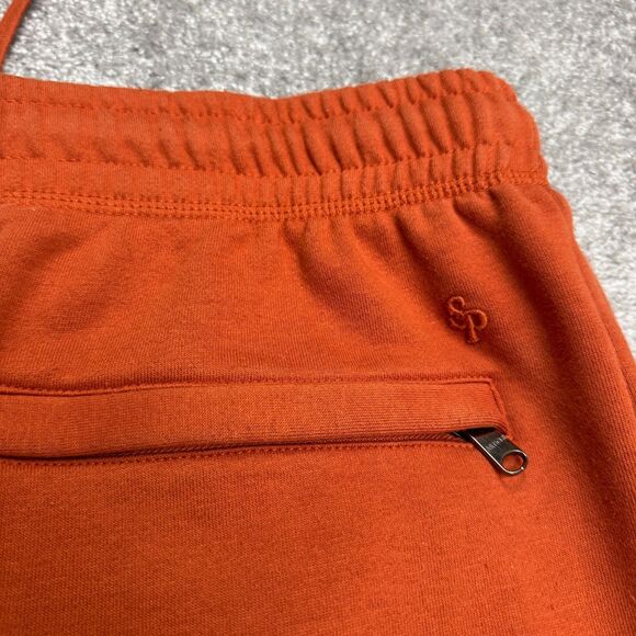 Maison Article Shoe Palace Jogger Sweatpants Men Medium Rust Orange Fleece 32x26 - Picture 5 of 16
